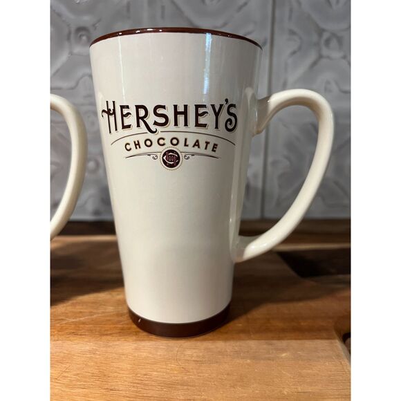 Hershey's Chocolate Galerie Tall Ceramic Mug- Lot of 2 - Picture 3 of 5